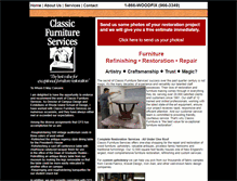 Tablet Screenshot of classic-furniture.com